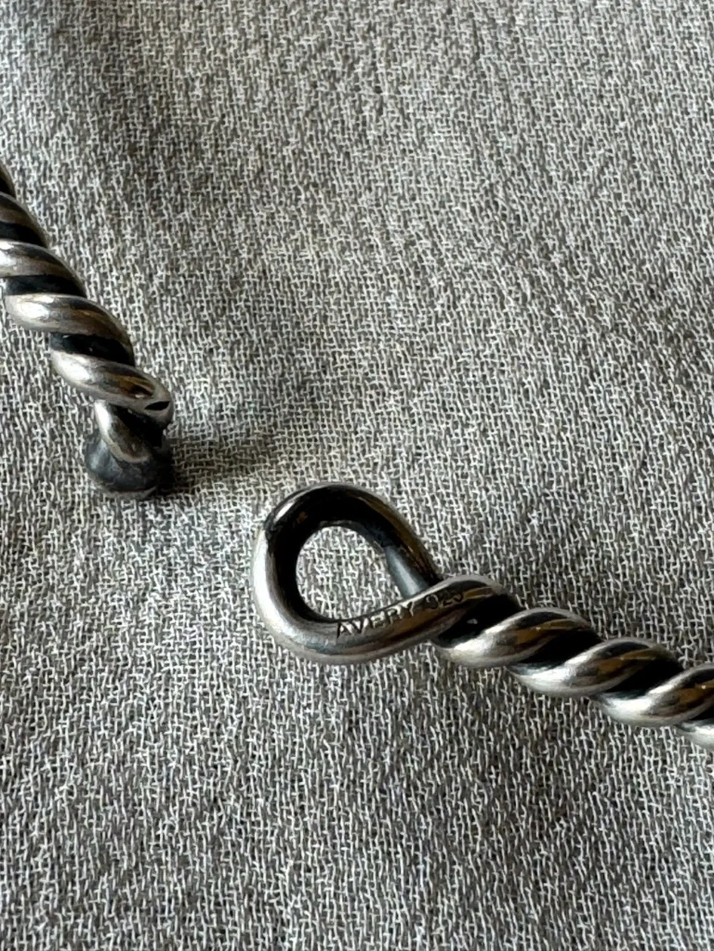 James Avery Twisted Sterling Silver Bracelet 925 - Picture 4 of 7
